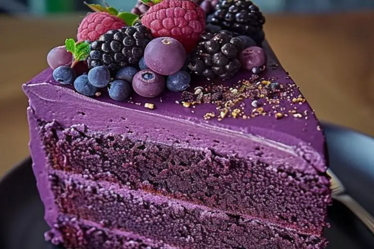 Purple Velvet Cake - Recipestasteful