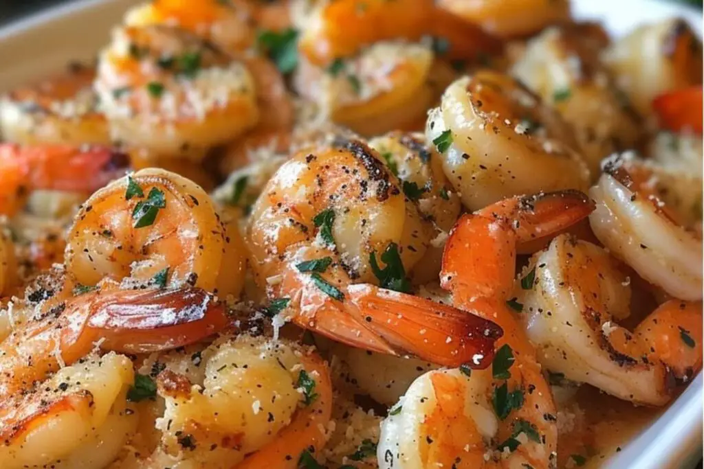 Garlic Parmesan Roasted Shrimp - recipestasteful
