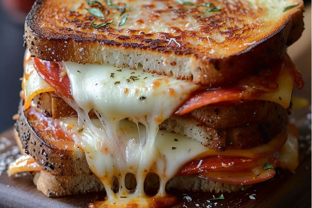 Pizza Grilled Cheese Sandwich