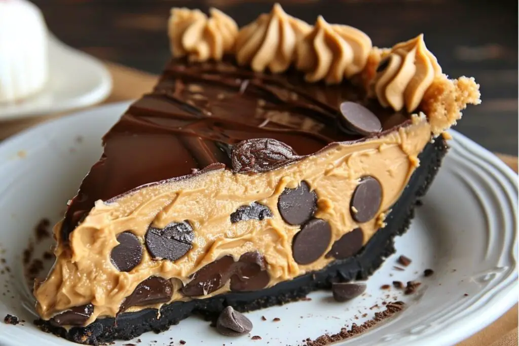 Chocolate Peanut Butter Temptation Pie - recipestasteful