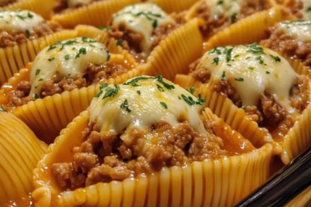 CREAMY RICOTTA BEEF STUFFED SHELLS PASTA – recipestasteful