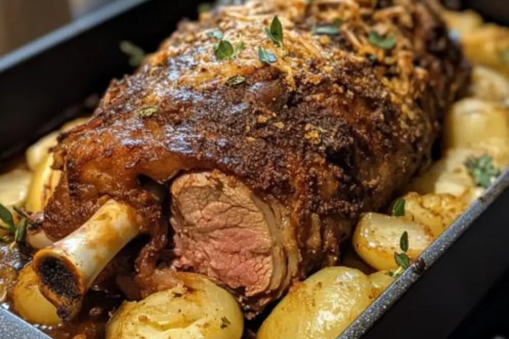 Mediterranean-Style Roasted Leg of Lamb – recipestasteful