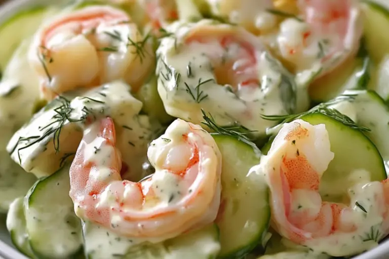 Creamy Cucumber Shrimp Salad – recipestasteful