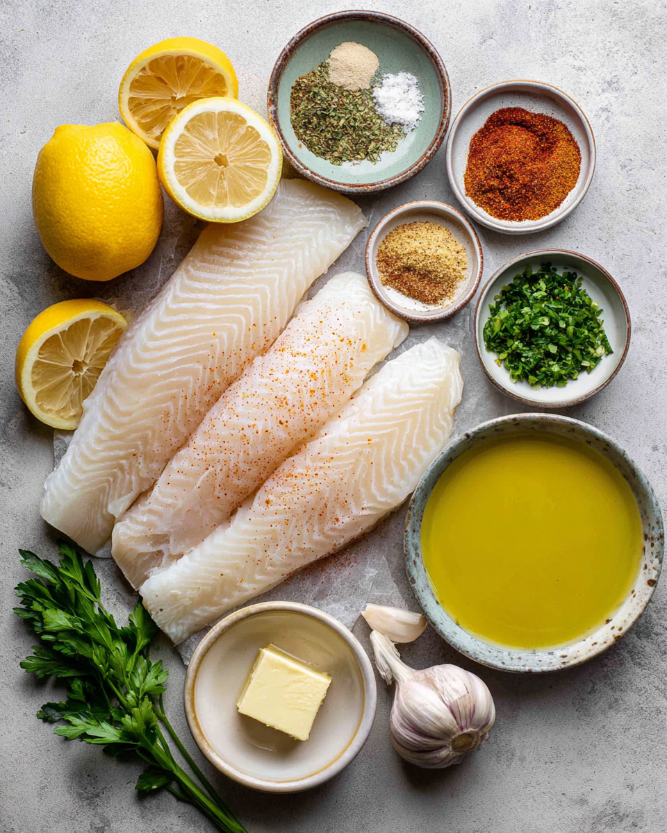 Elegant plated fish fillet with sides