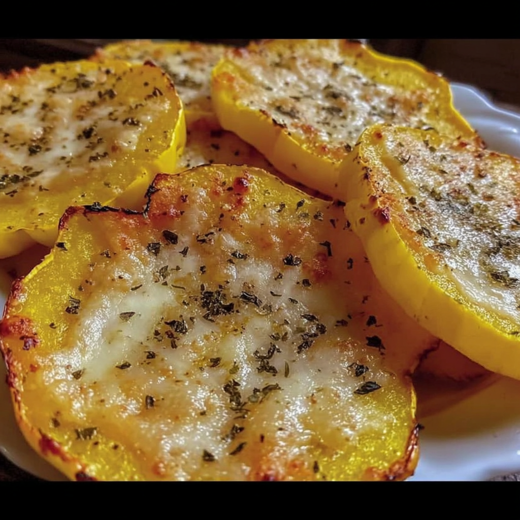 Parmesan Baked Yellow Squash