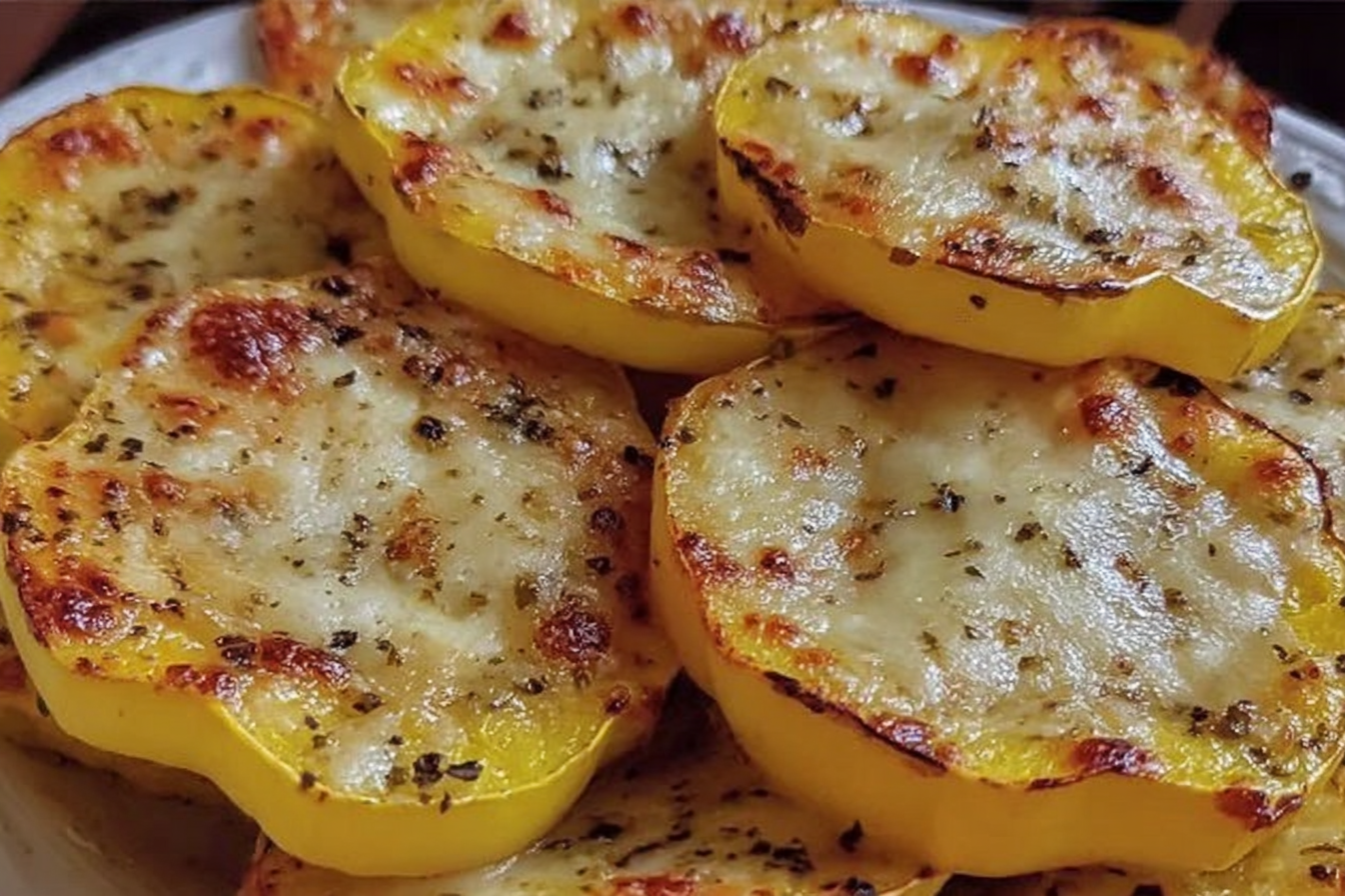 Parmesan Baked Yellow Squash