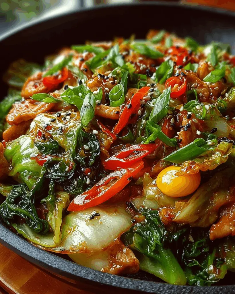 Chinese Chicken Cabbage Stir-Fry