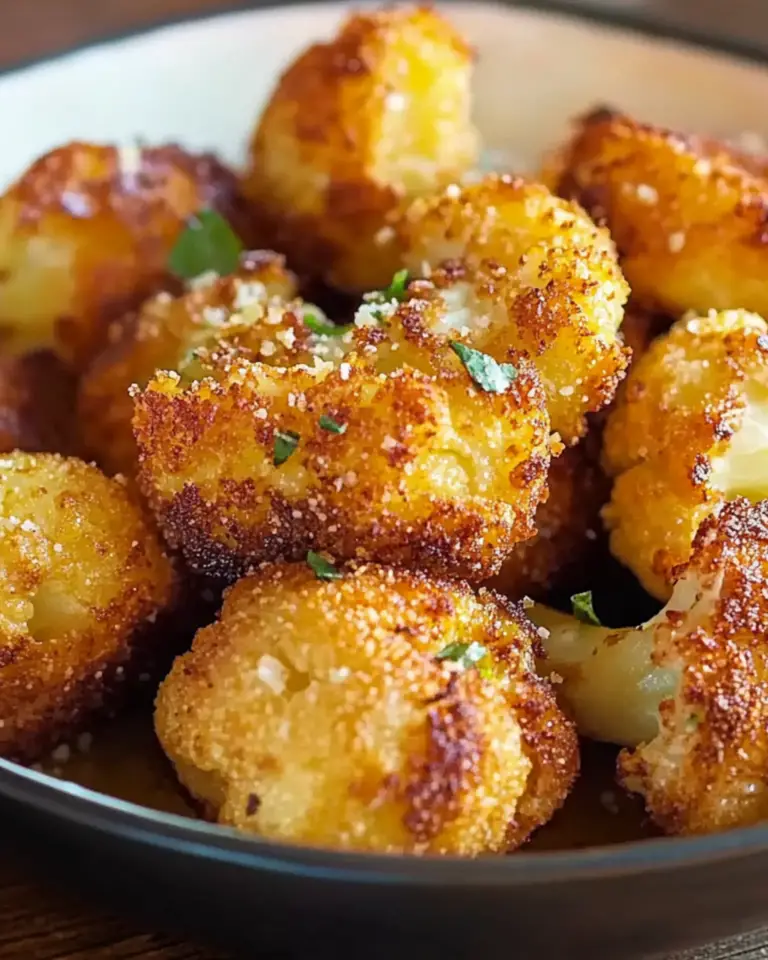 Roasted Parmesan Cauliflower Bites Recipestasteful