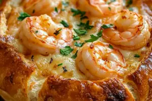 Cheesy Garlic Shrimp Bread Bowl – recipestasteful