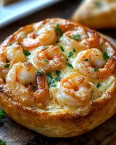 Cheesy Garlic Shrimp Bread Bowl – recipestasteful