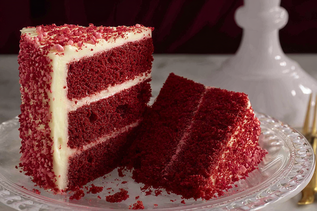 Red velvet cake recipe with cream cheese frosting