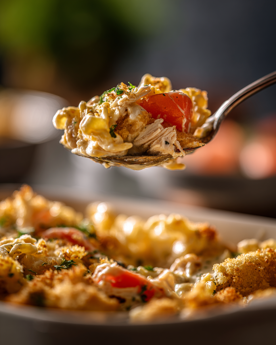 Casserole stored in freezer-safe containers