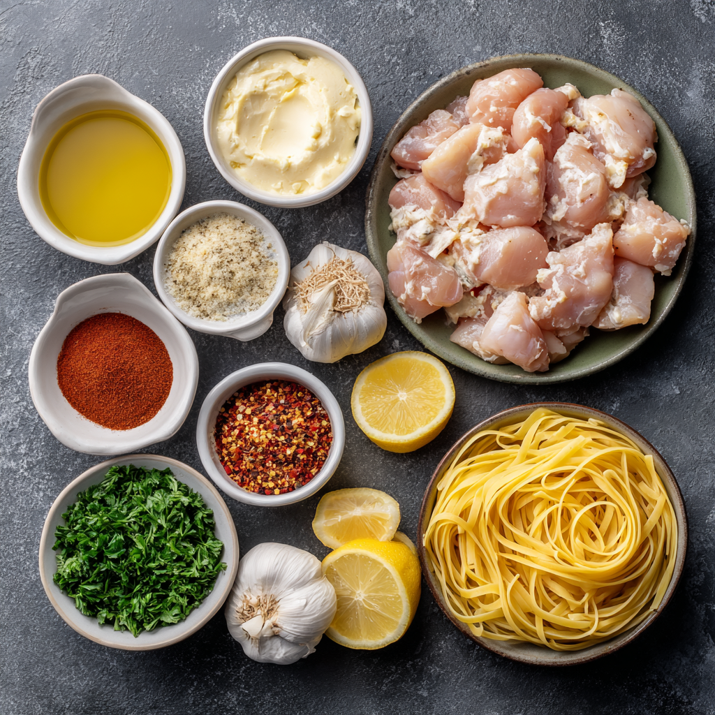 Cowboy butter chicken linguine ingredients
