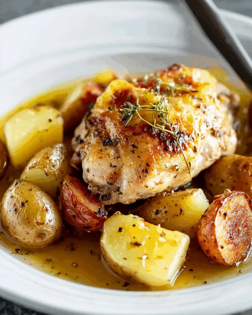 Lemon Greek Chicken and Potatoes