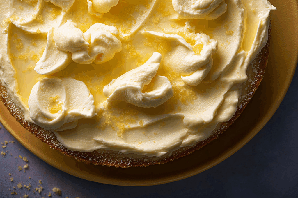 Limoncello Mascarpone Dream Cake with creamy frosting
