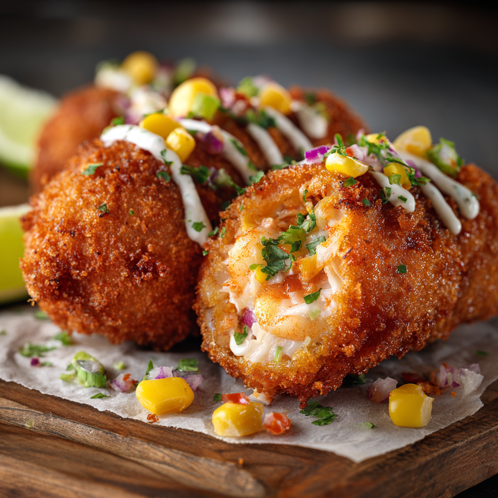 Corn dogs with dipping sauces