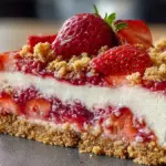 Berrylicious Strawberry Crunch Cheesecake