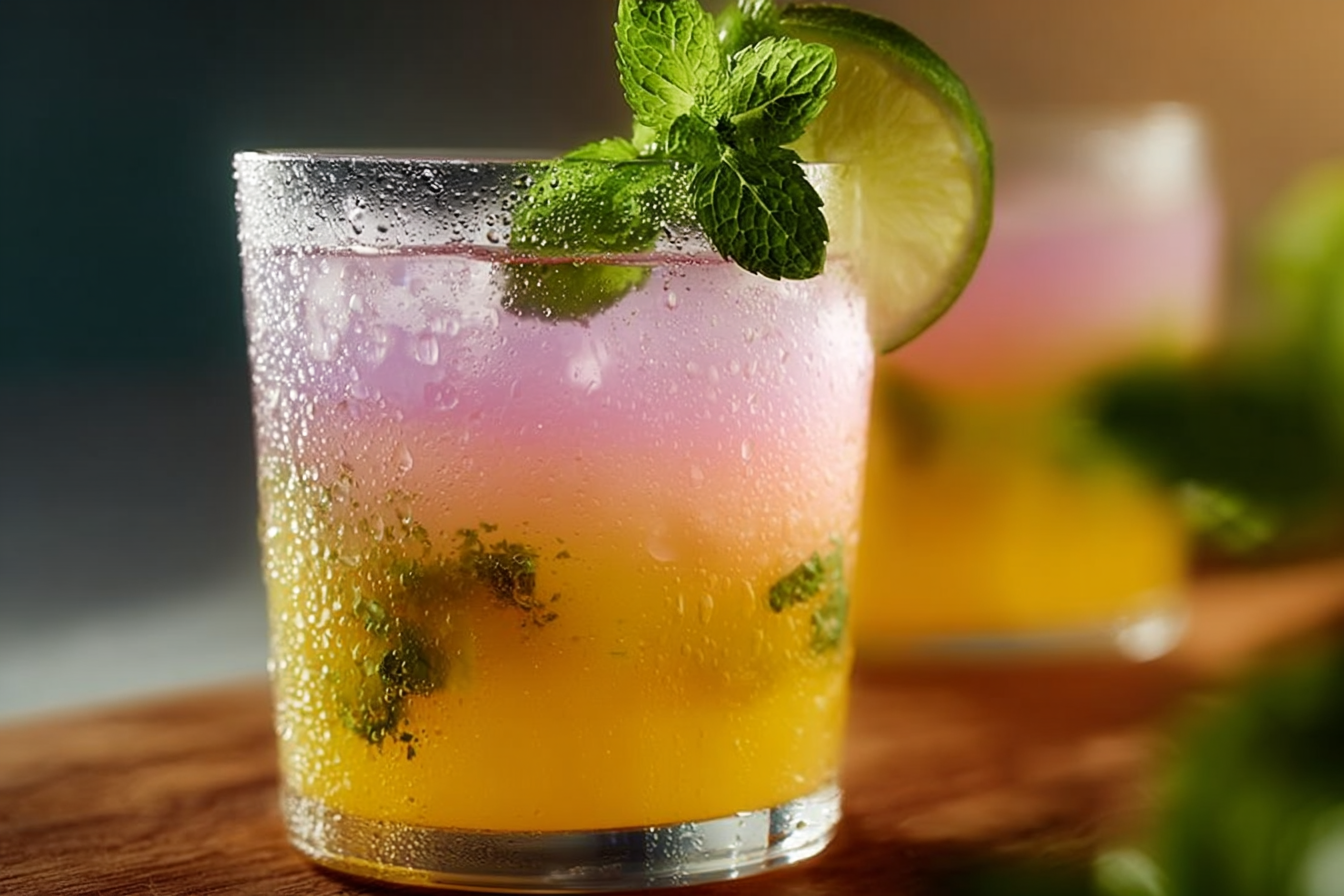 Brazilian Mounjaro recipe served fresh in clear glass