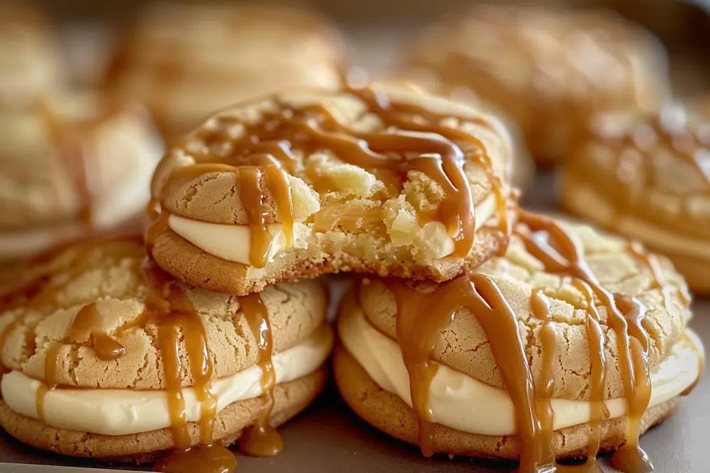 Caramel Cheesecake Cookies