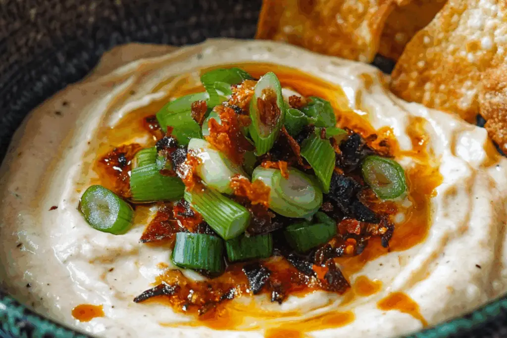Charred Scallion and Chili Crisp Dip