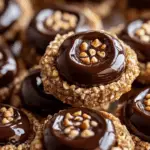Chocolate Hazelnut Thumbprint Cookies