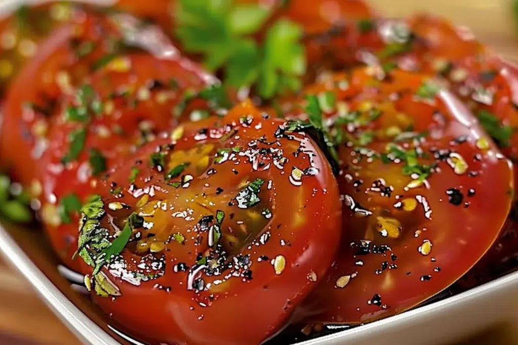 Easy Marinated Tomatoes