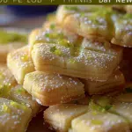 Key Lime Shortbread Cookies