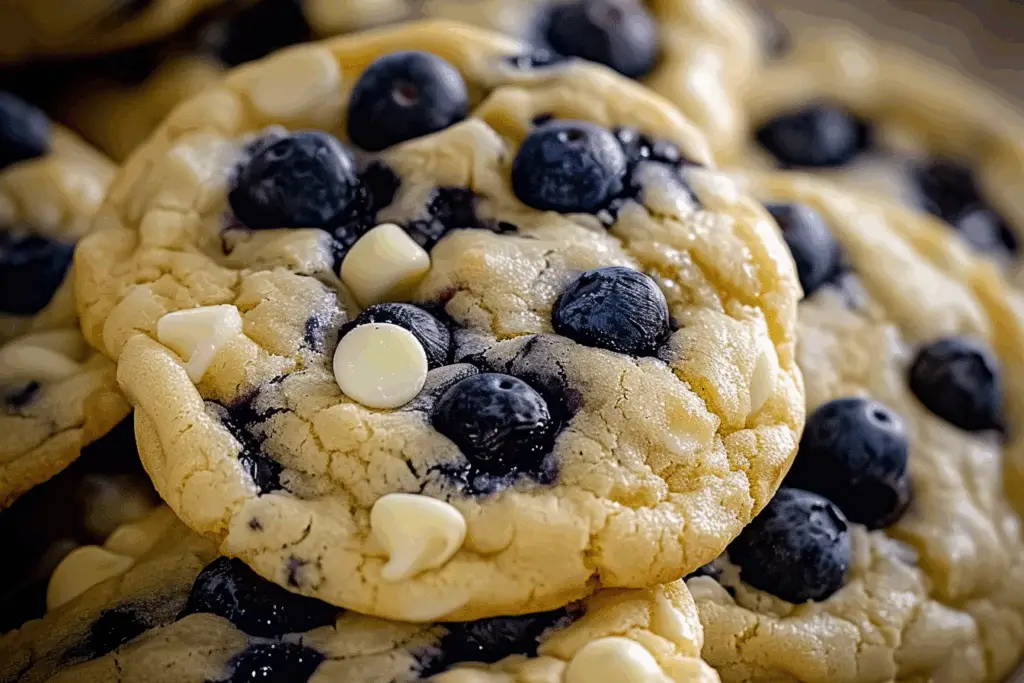 Lemon Blueberry White Chip Cookies – Recipe