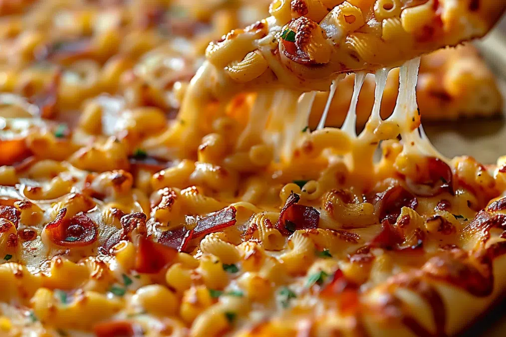 Macaroni and Cheese Pizza