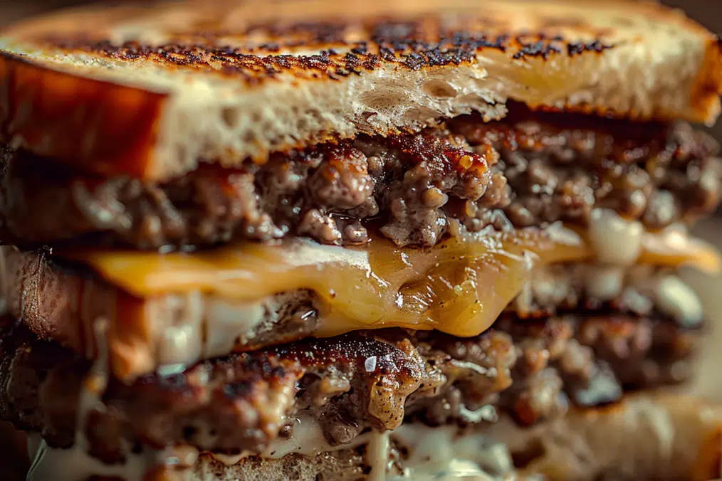 Patty Melt Burger with Secret Sauce