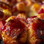 Rhubarb Cream Cheese Monkey Bread