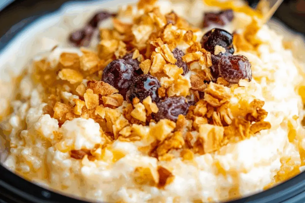 Slow Cooker Rice Pudding