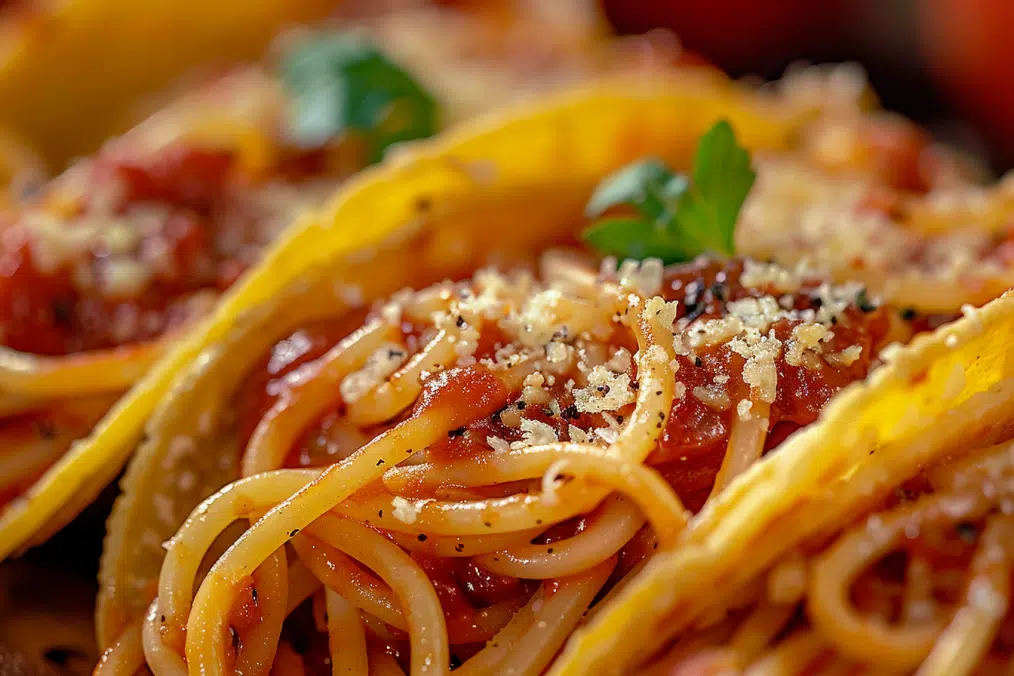Spaghetti Tacos