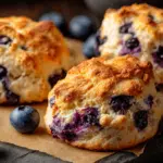 Sweet Blueberry Biscuits