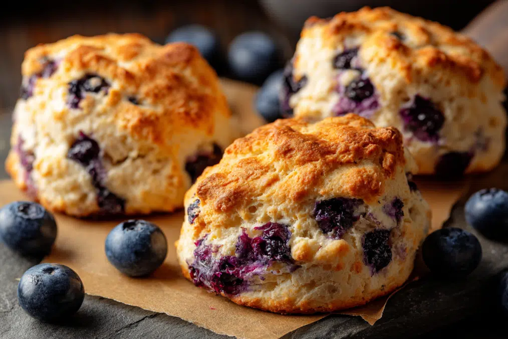 Sweet Blueberry Biscuits