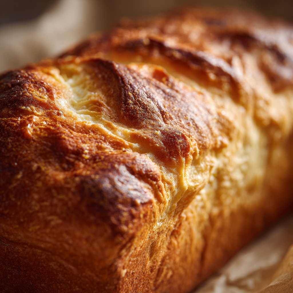 swirling cream cheese into lemon bread batter