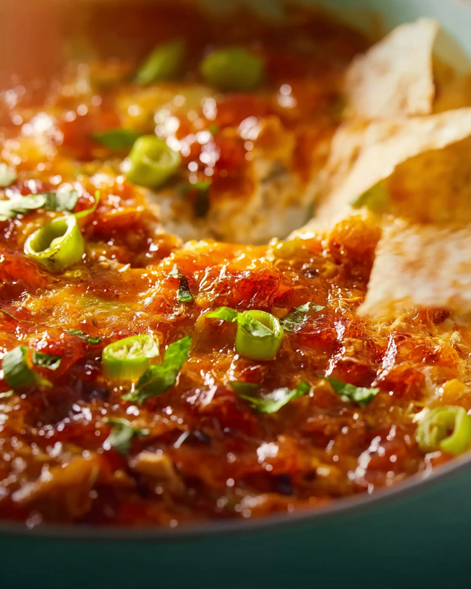Preparing Texas Trash Dip for the oven