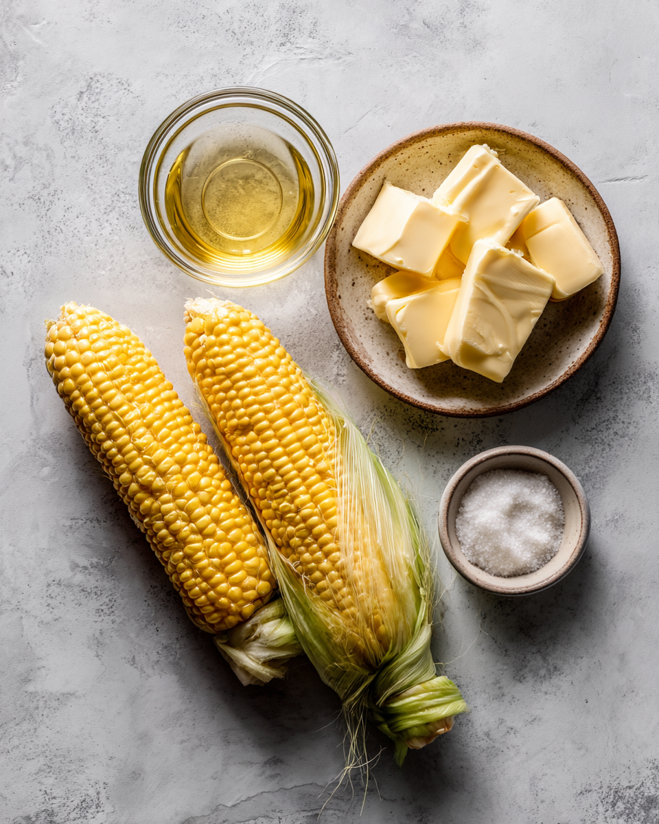 Wrapping corn on the cob in a damp paper towel for microwaving