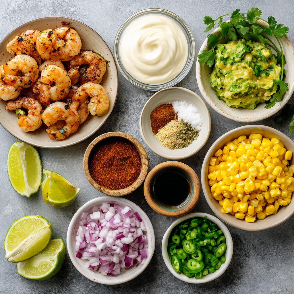 Grilled Shrimp Cooking for Shrimp Bowl