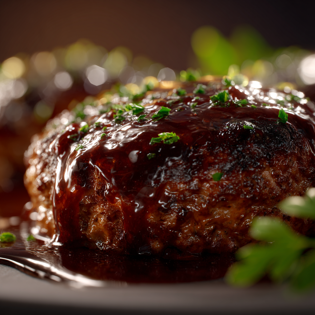 Low-carb Salisbury steak meal