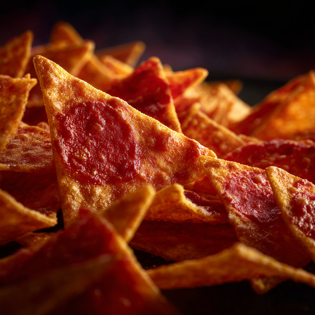 Unbaked 2-Ingredient Pizza Chips prepped in muffin tray