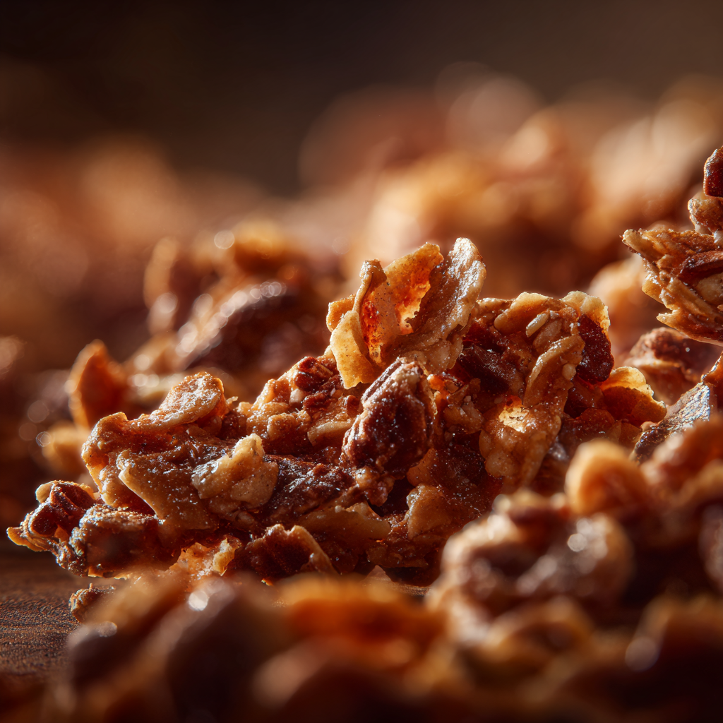 Praline Crunch served in party bowl with toppings