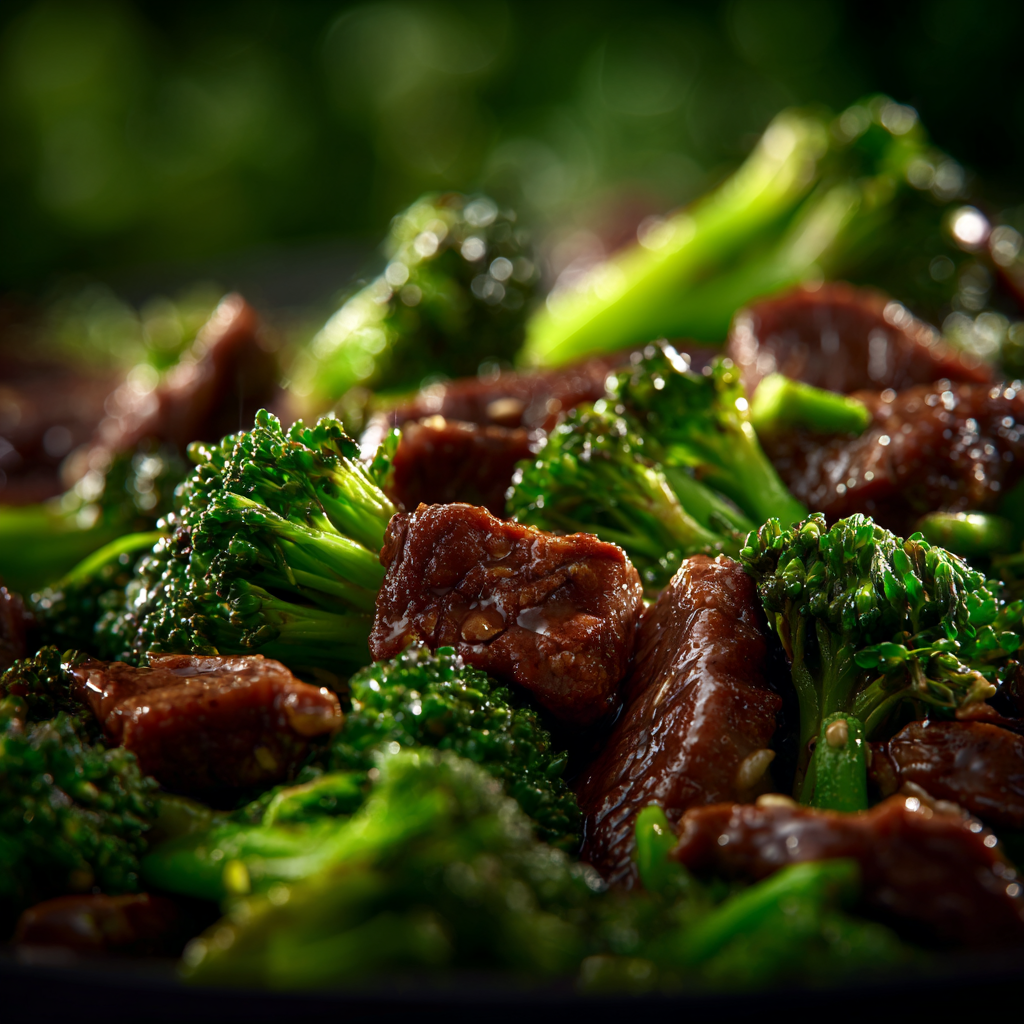 Cooking beef for beef and broccoli recipe